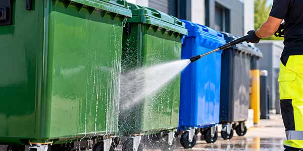 Industrial Bin Cleaning in Action